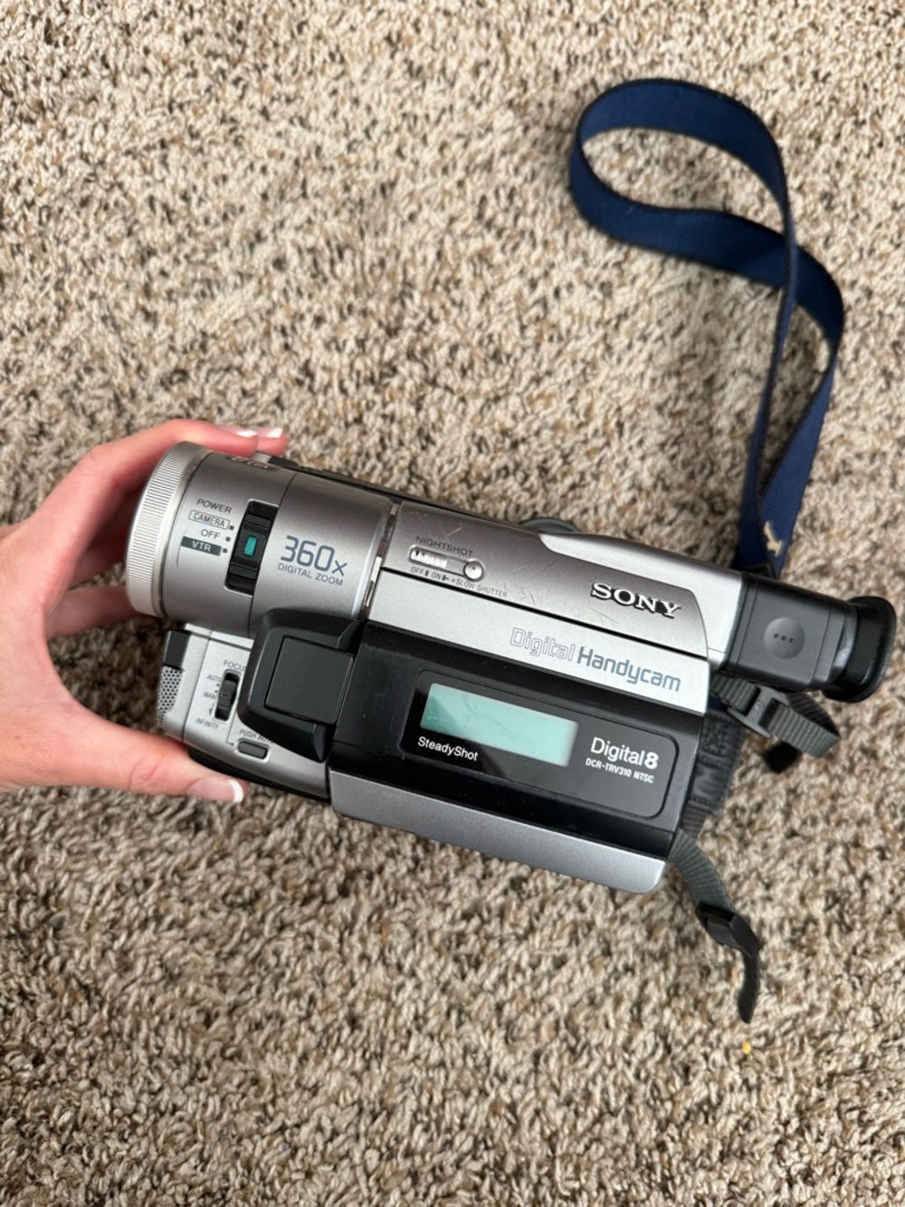 Sony Silver and Black Digital Handycam Video Camera